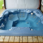Hot Tub Installed in a Deck